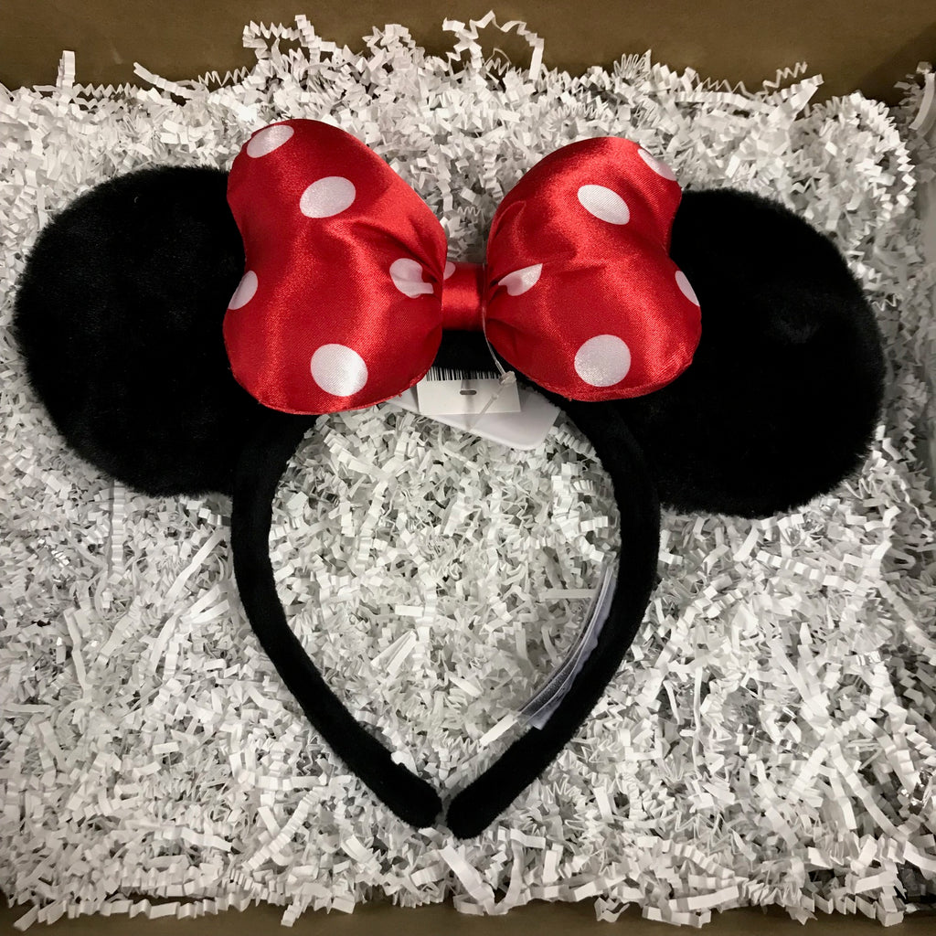 Red and Black Mickey Ears Minnie Ears Mickey Ears Red Bow 